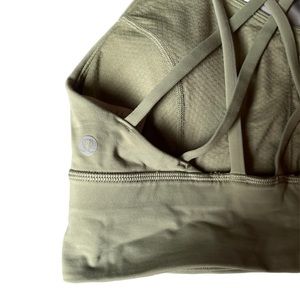 Lululemon olive green tank size 6